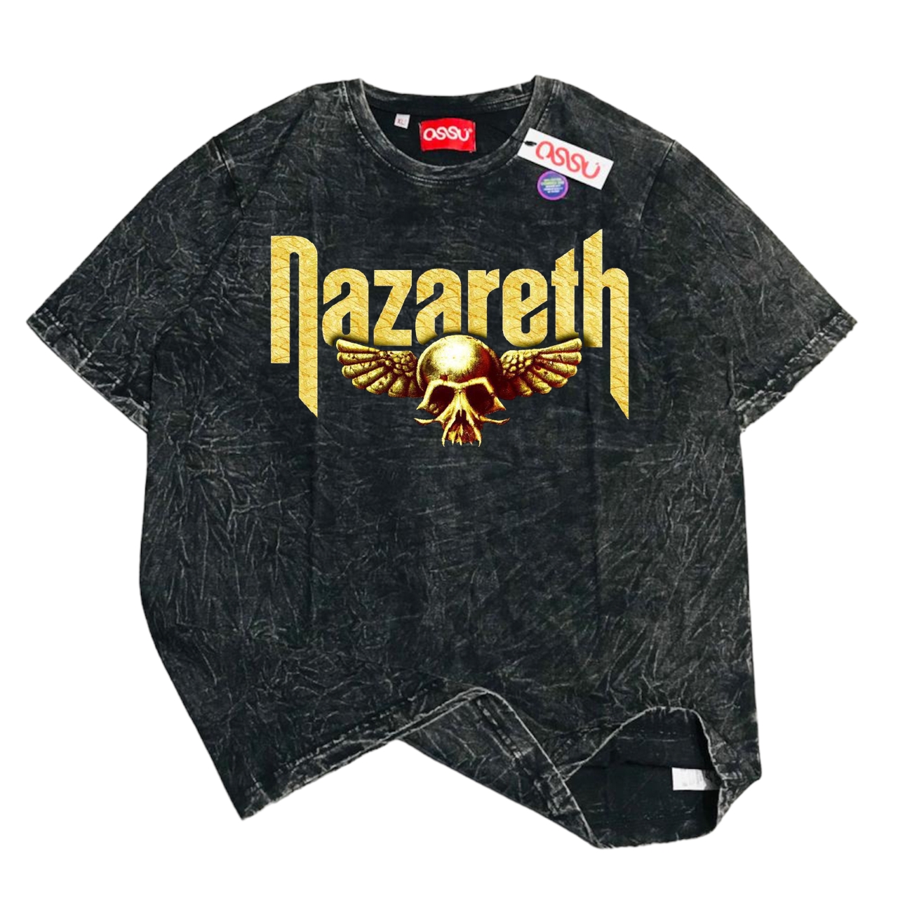 Ossu Nazareth Black Washing T-shirt