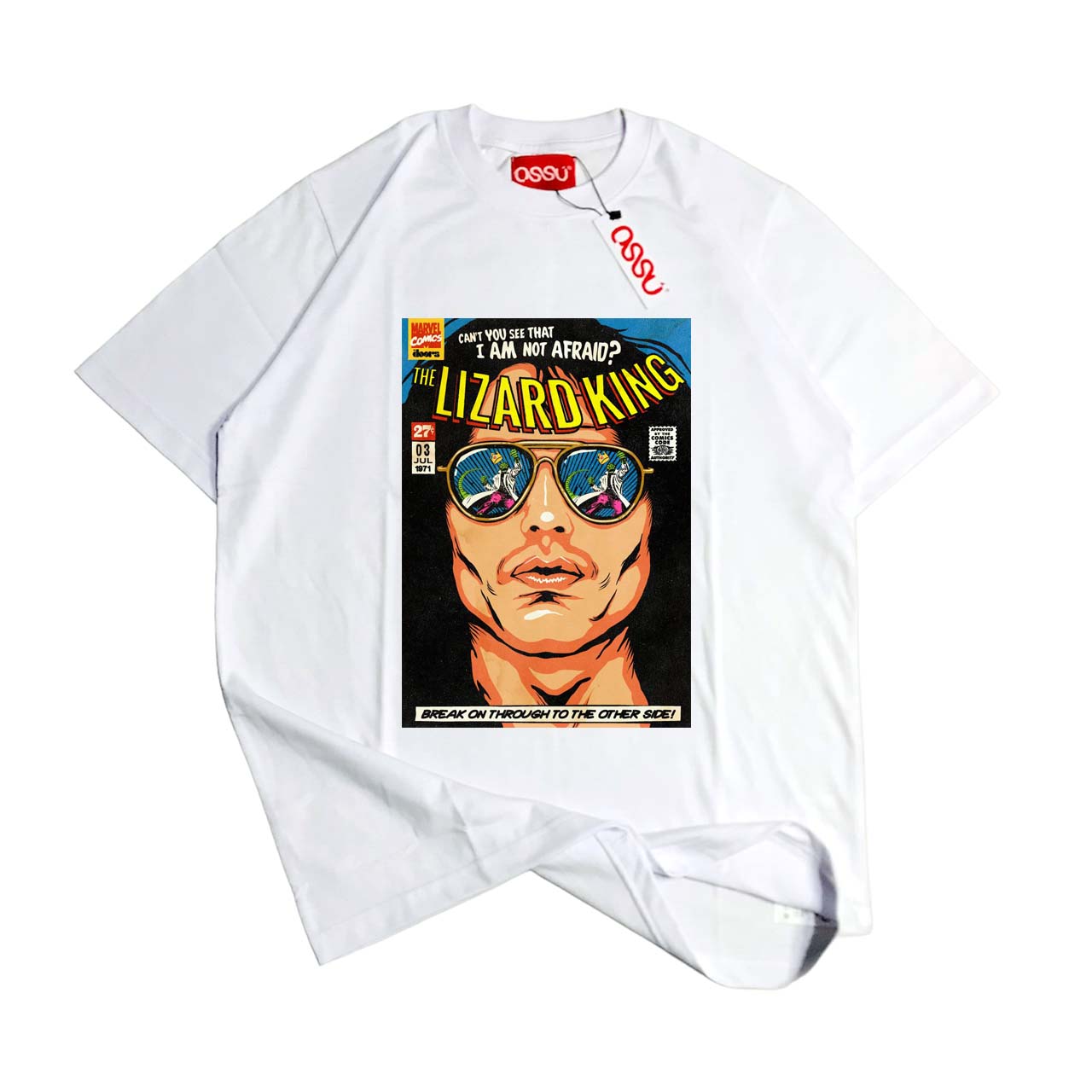 Ossu Lizard King White Tshirt
