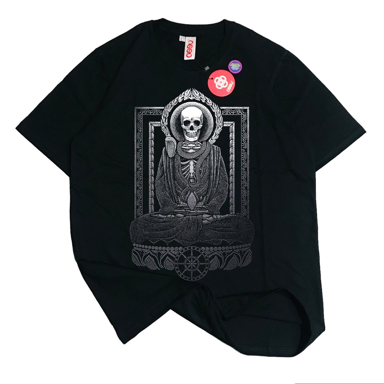 Ossu Starving Buddha Black Tshirt