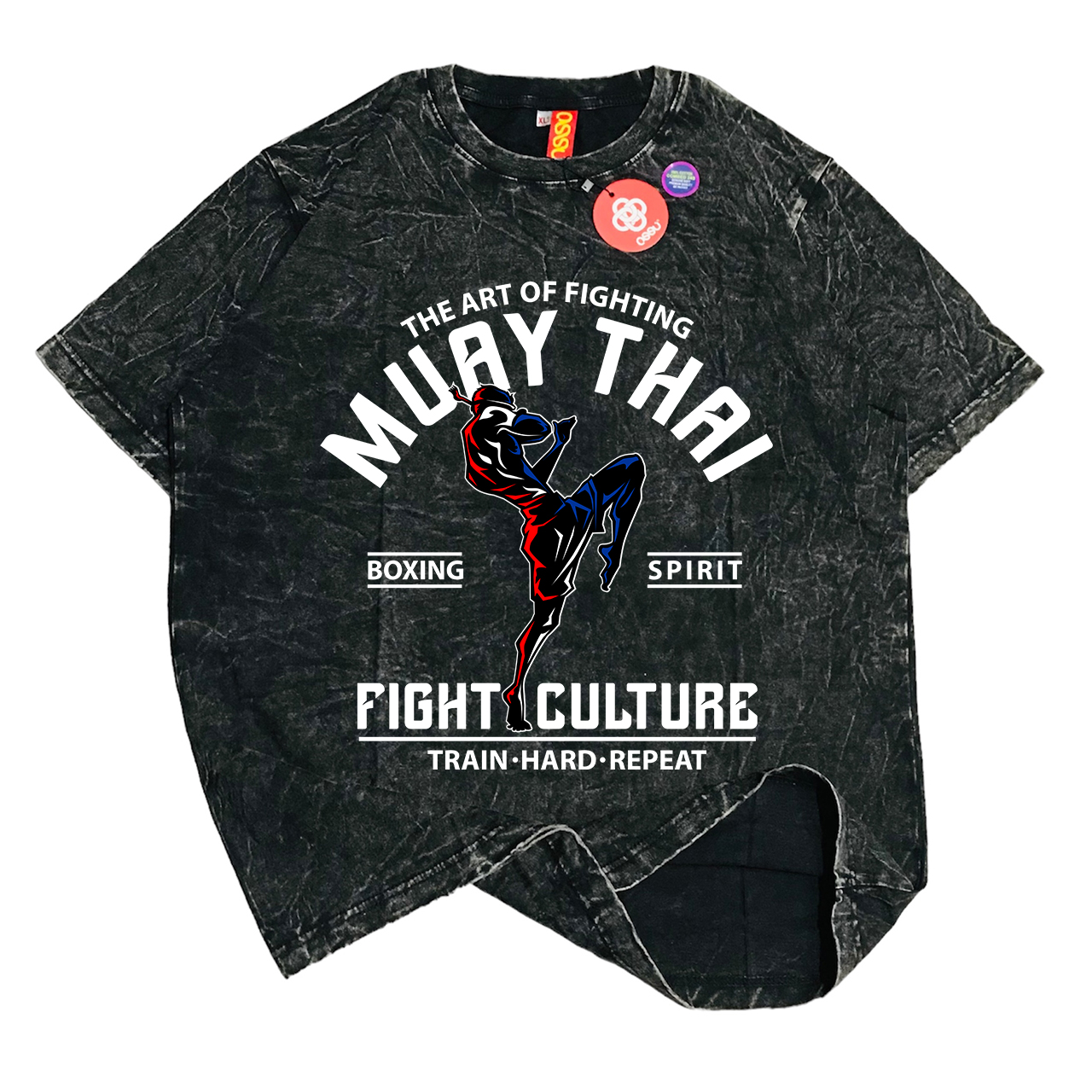 OSSU Muay Thai Fight Culture Wash Tshirt