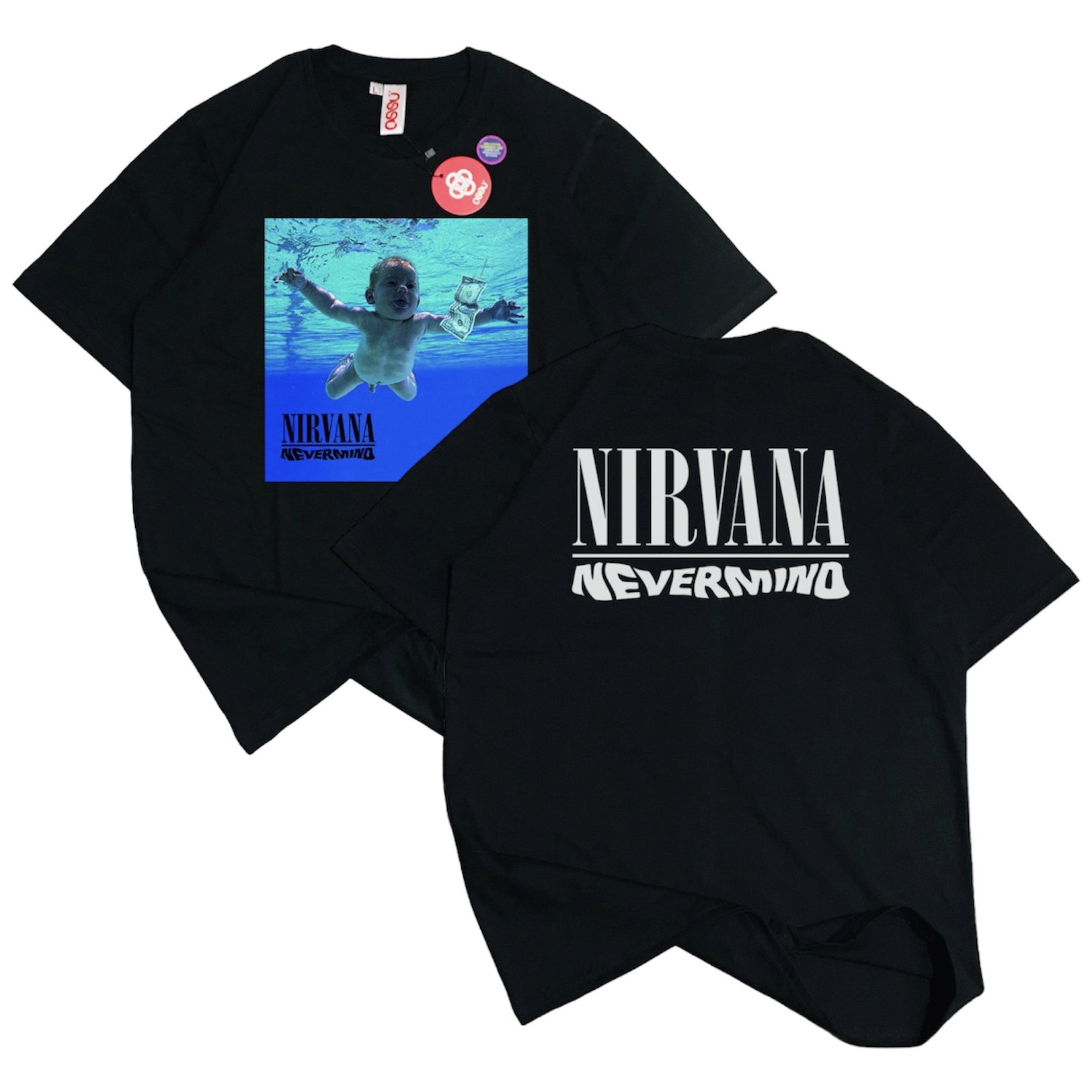 Ossu X DeeSummer T-Shirt Nirvana Nevermind Cottom Combed 24S