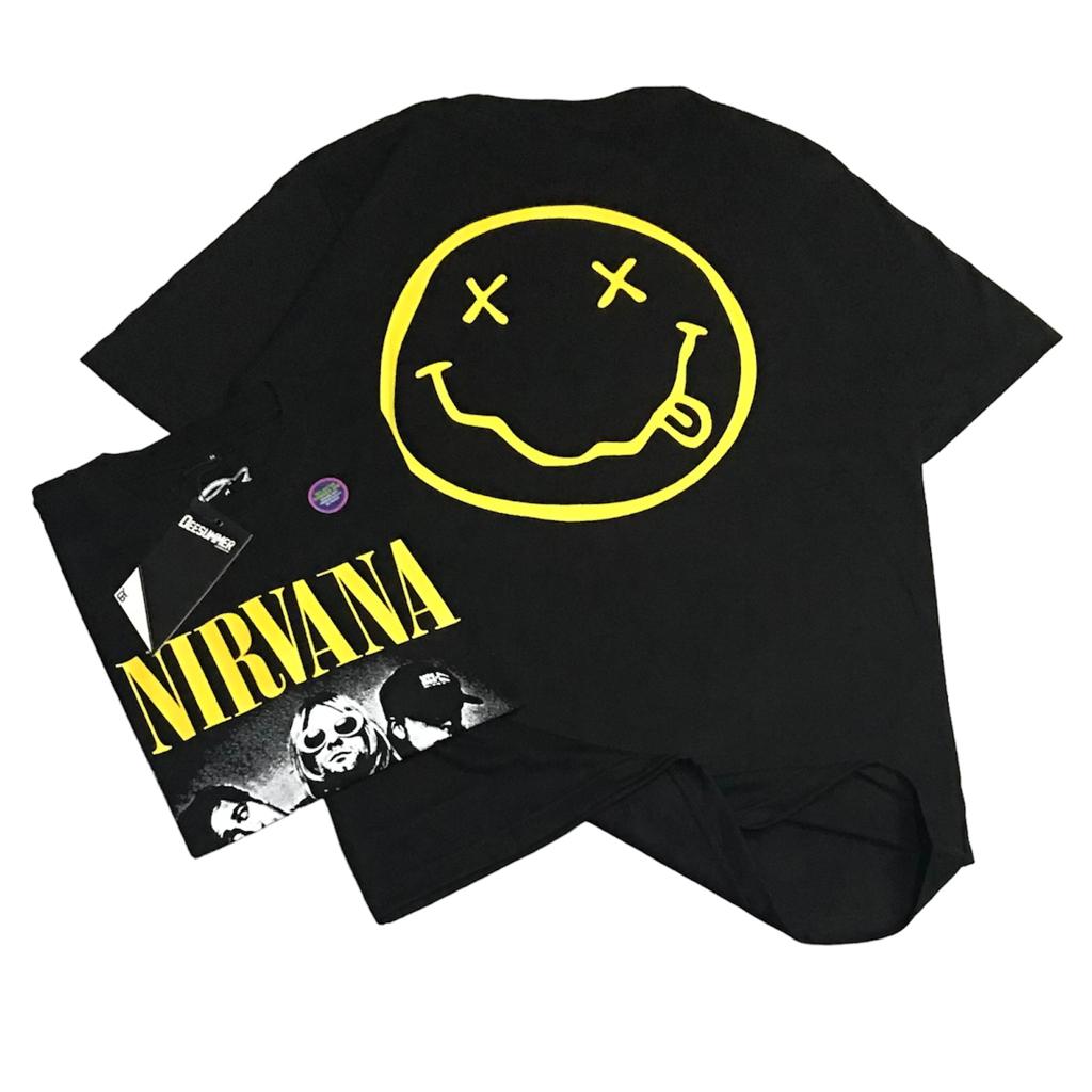 Ossu X DeeSummer T-Shirt Nirvana Face Picture Cottom Combed 24S