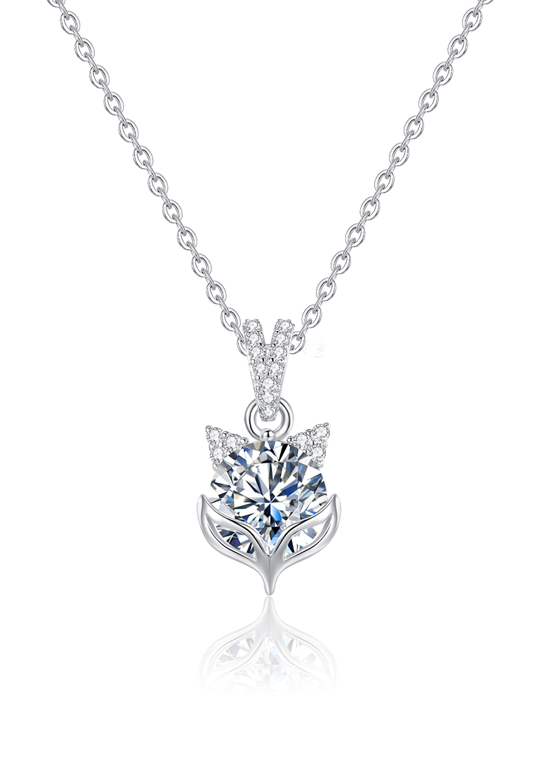 OVG Kalung Wanita N005 Berlian Elegan Original Perhiasan Cewek Zircon 5A Berlapis Necklaces Platinum