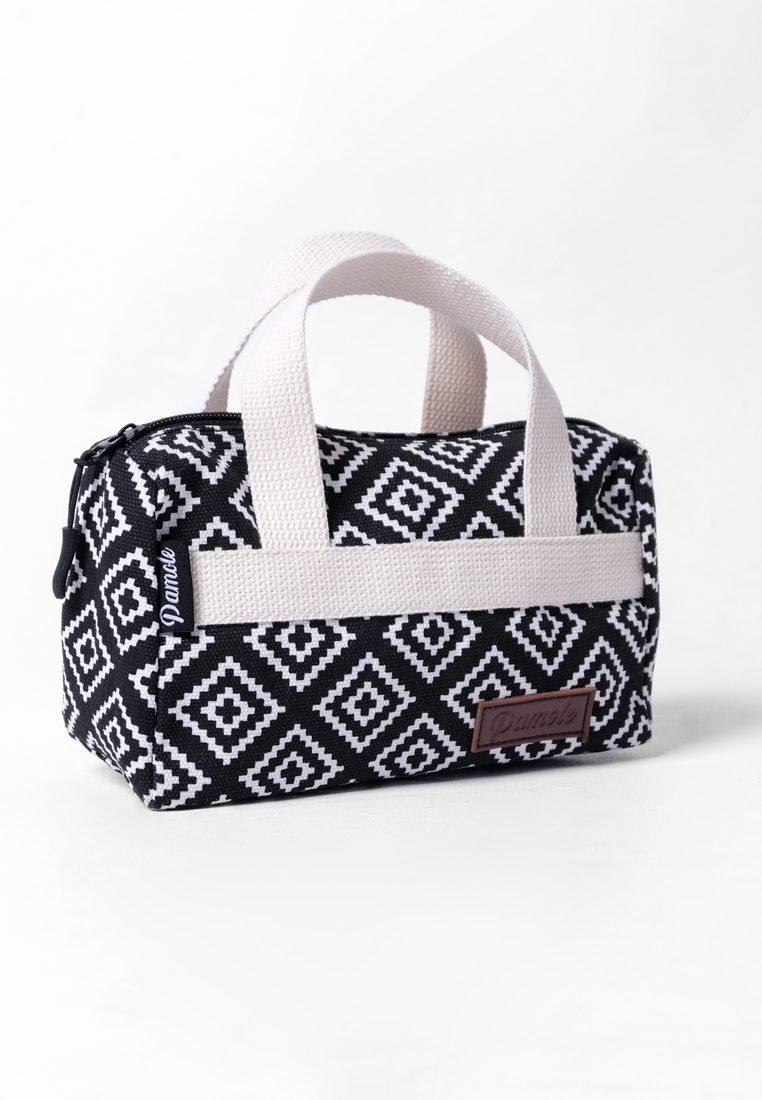 Pamole Pouch Kosmetik Bahan Kanvas Penutup Resleting - Tribal