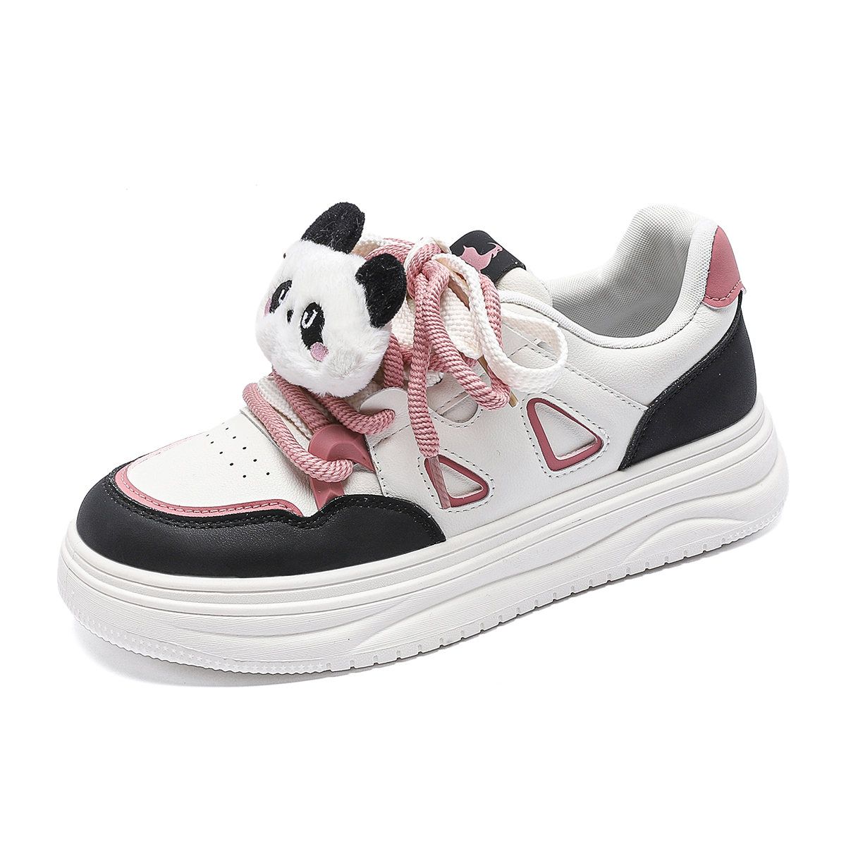 Panarybody Sepatu Wanita Motif Lucu Sneakers Cewek Tali Pita Boneka Q2515