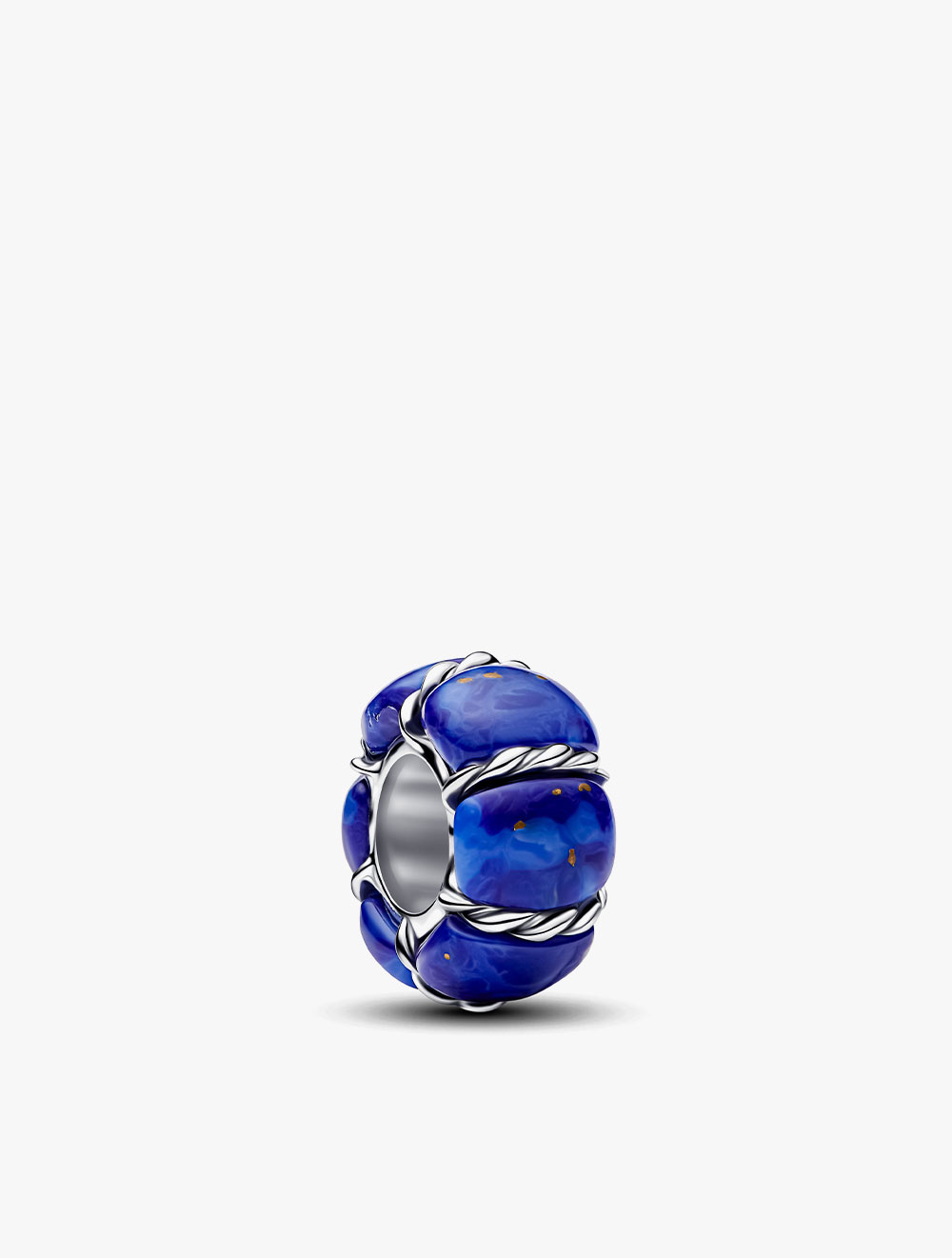 PANDORA Maritime Sterling Silver Spacer with Imitation Lapis Lazuli