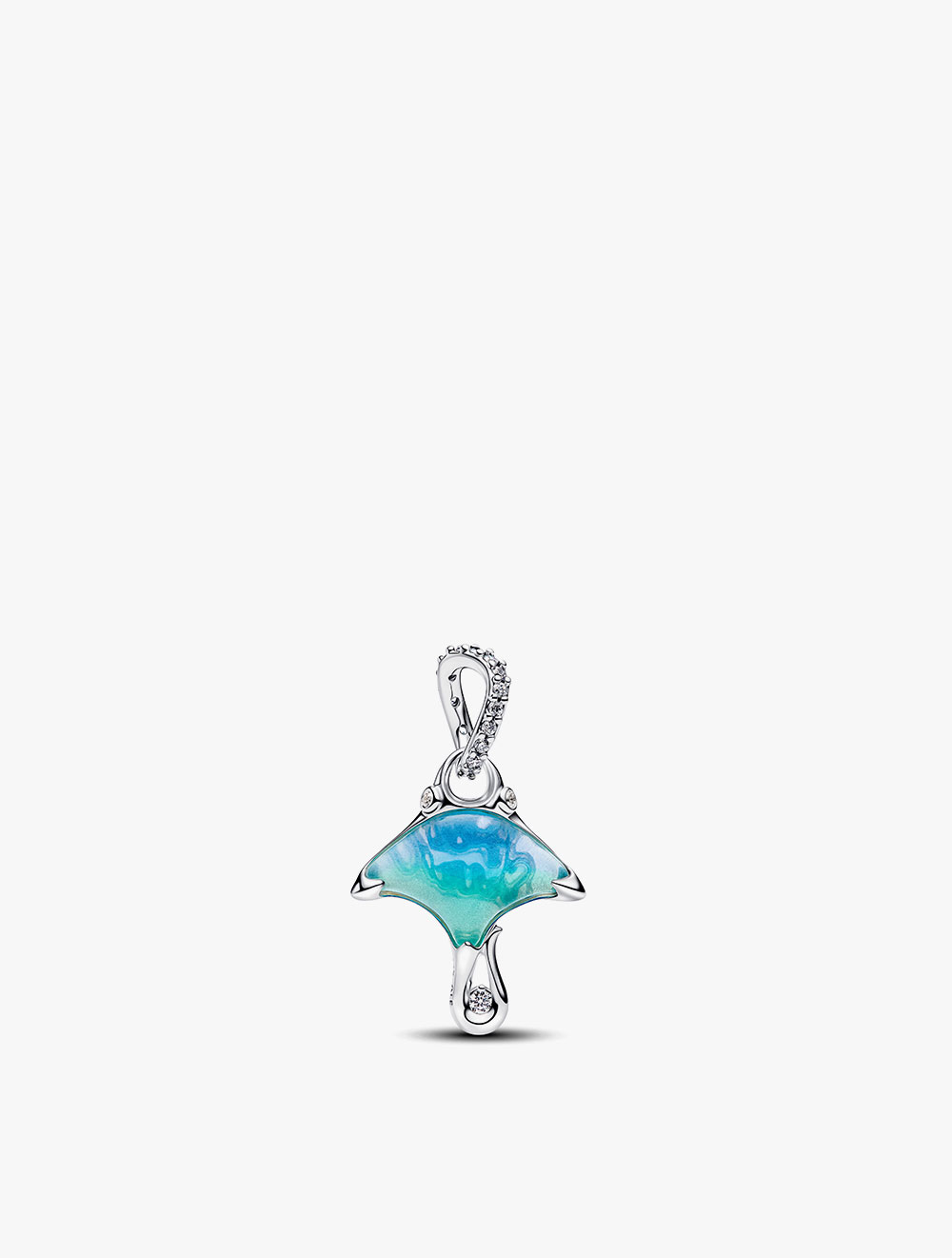 PANDORA Manta Ray Dangle Charm, Sterling Silver