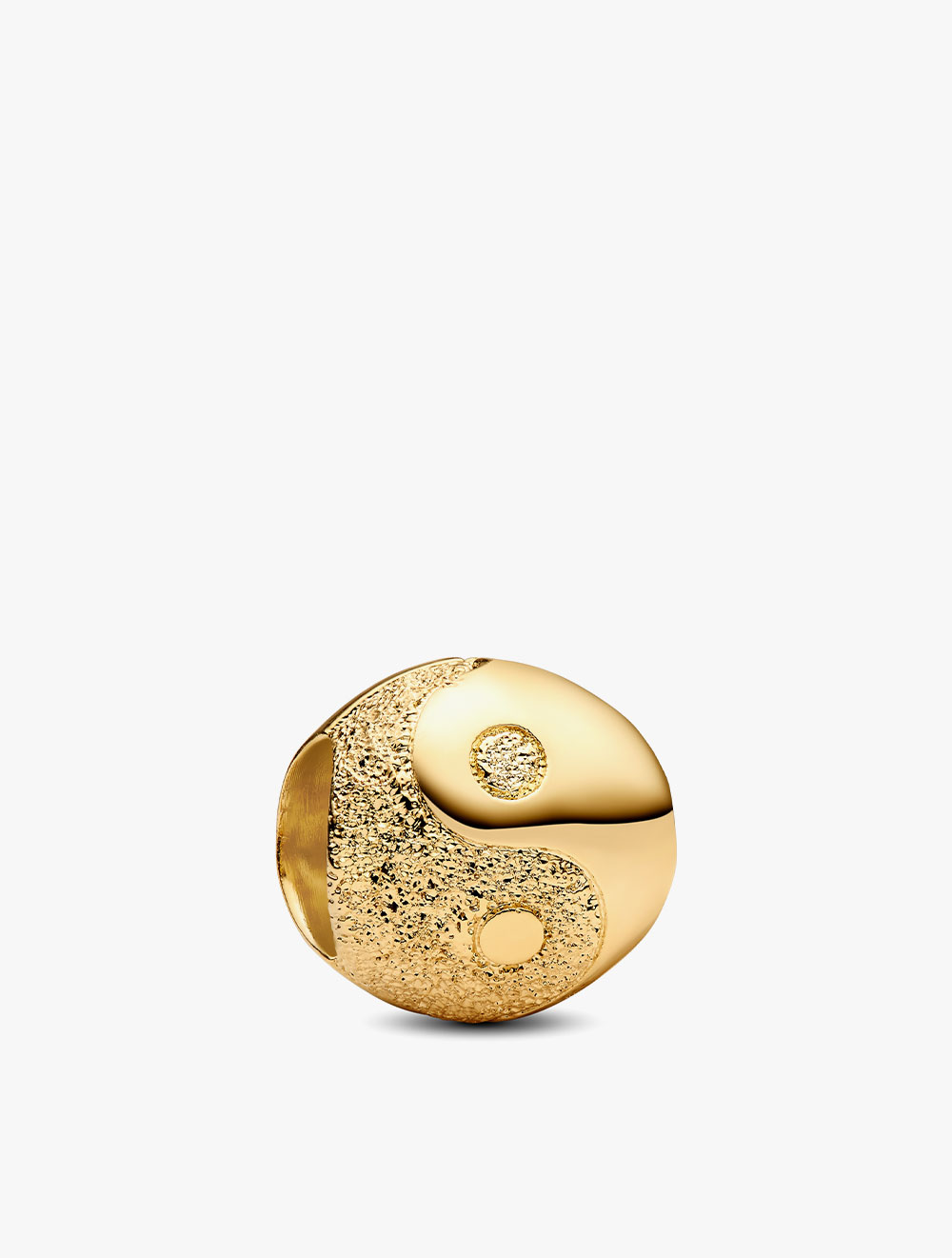 PANDORA Textured Yin and Yang Mini Charm