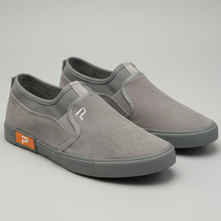 Paulmay Sepatu Slipon Pria Wanita Kyoto - Grey