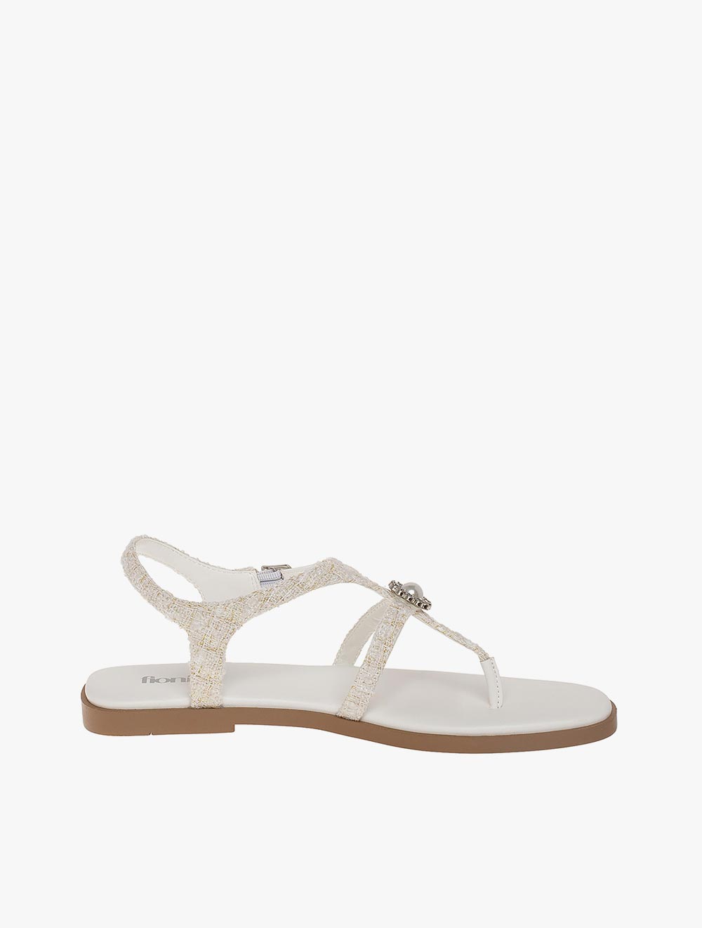 Payless Fioni Womens Queen Tweed Sandal - Black_05