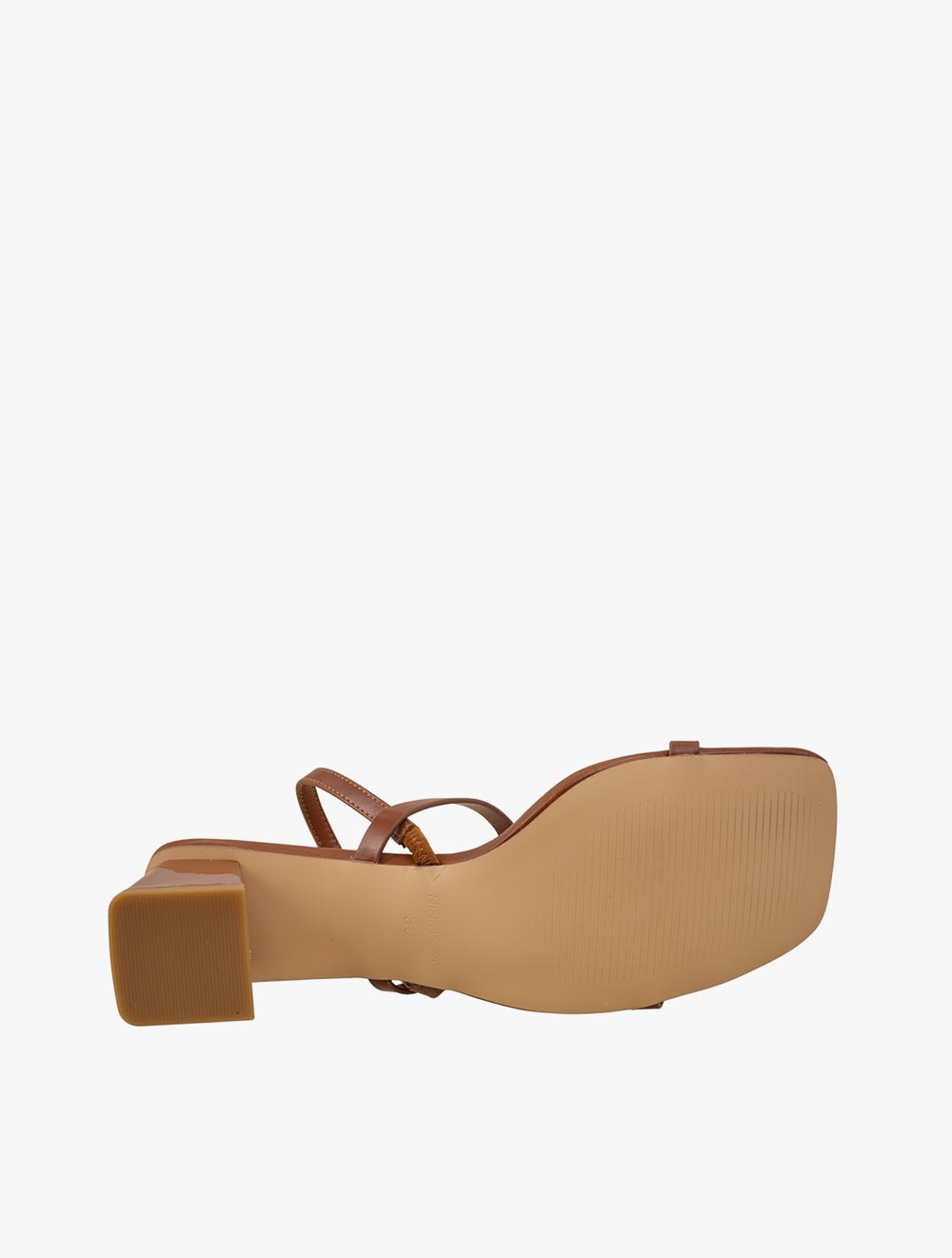 Payless Nine West Womens Mile Block Heeled Sandals - Cognac_05