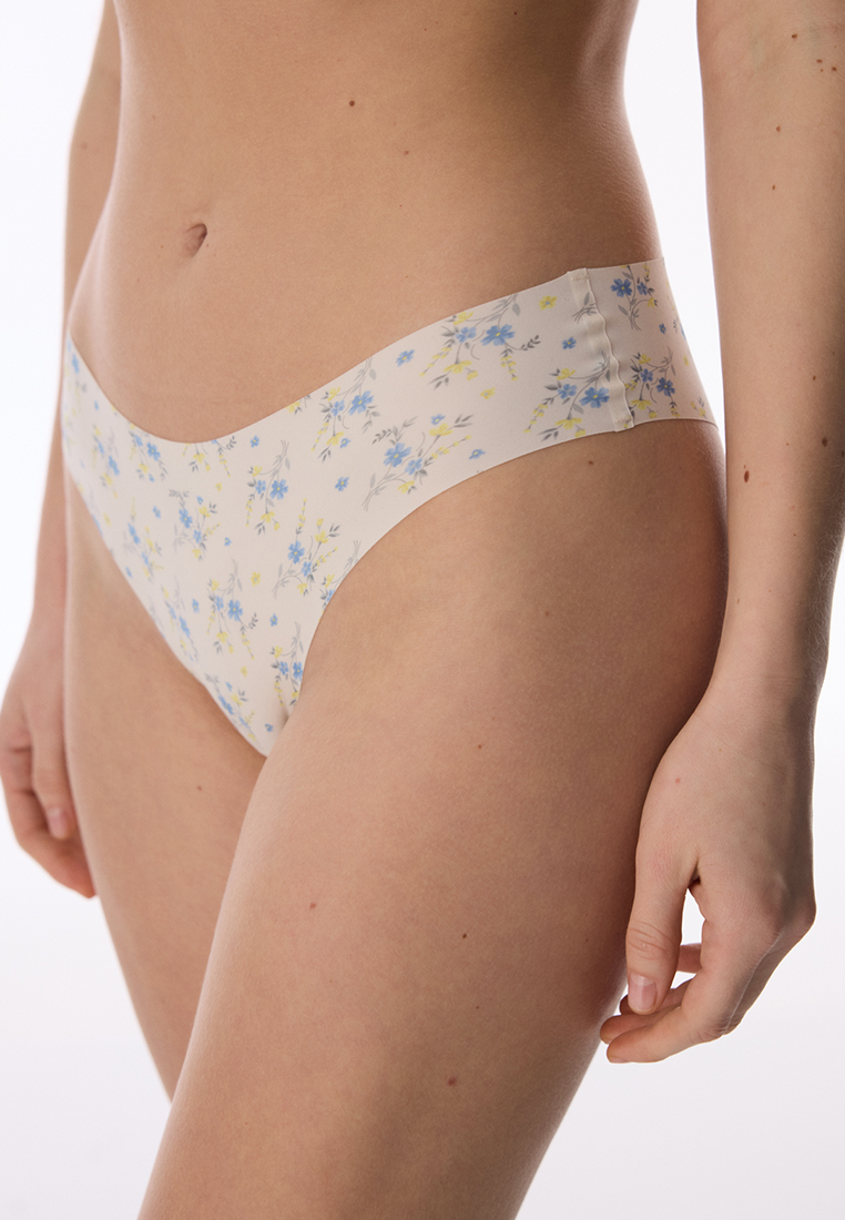 Penti Patterned Laser Cut Brazilian Panties