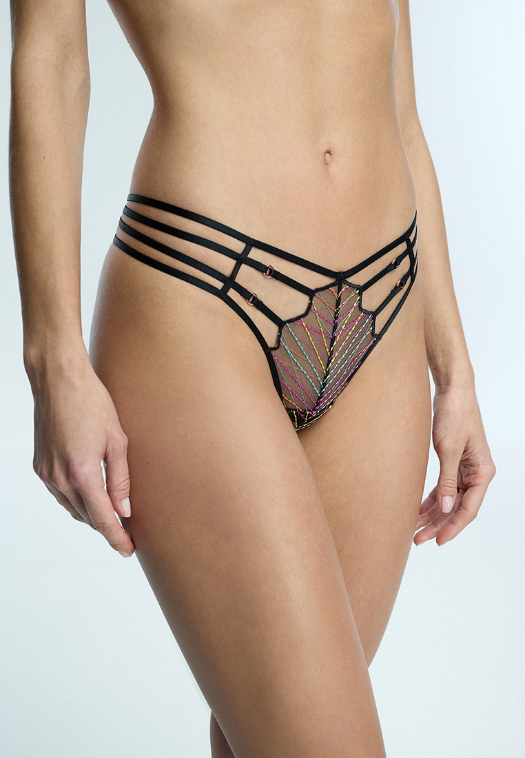 Penti Ader Black String Panties - The Privee Collection