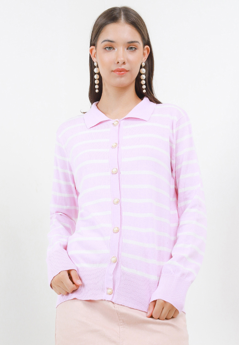 Peponi Sandro Button Cardigan