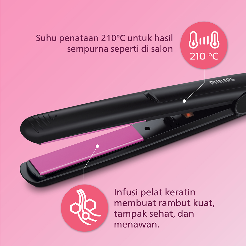 Philips Beauty Set - Hair Dryer + Straightener (Pengering & Catokan)