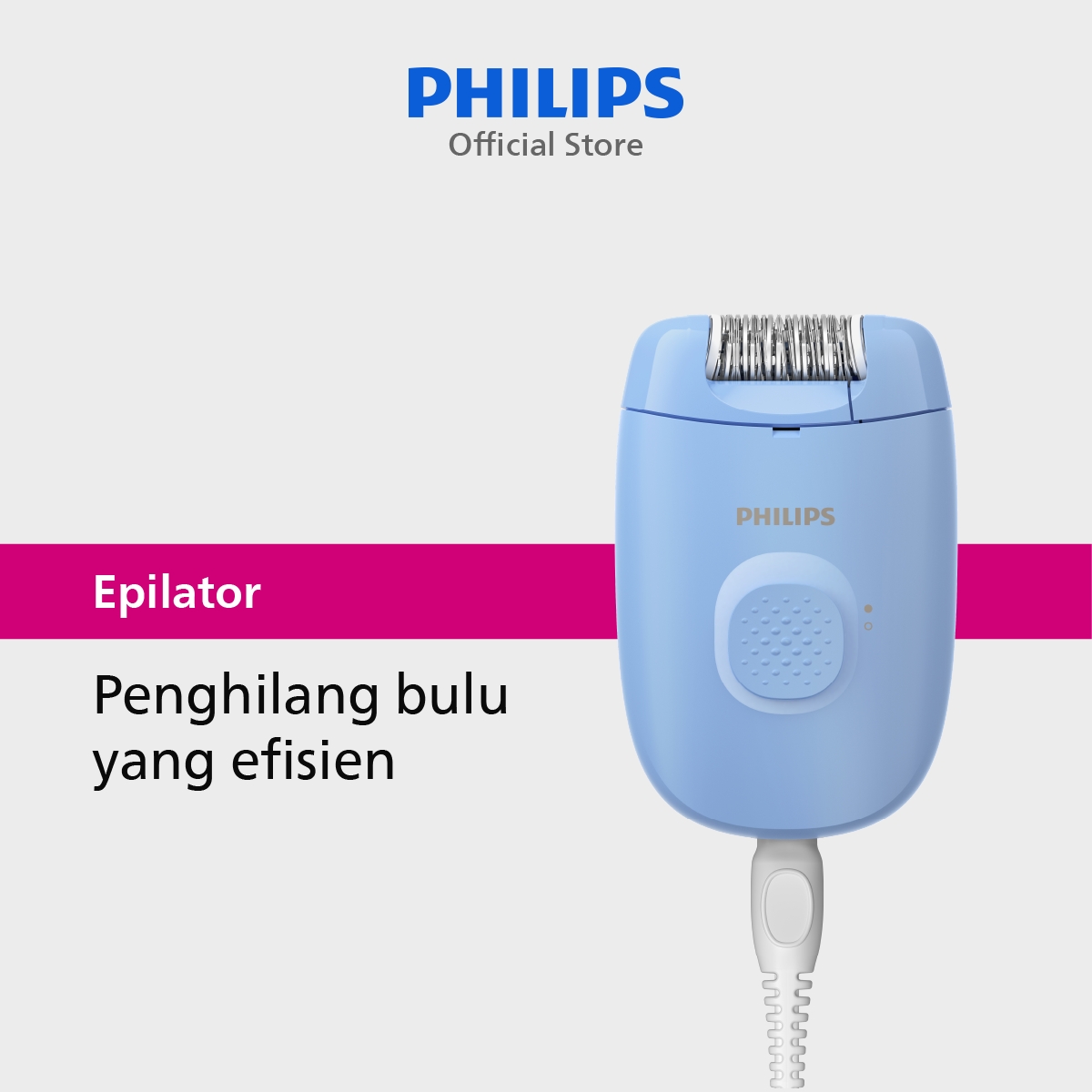 Philips | Epilator | Hair Removal Penghilang Bulu | Hilangkan Bulu Secara dengan Mudah | BRE228/00