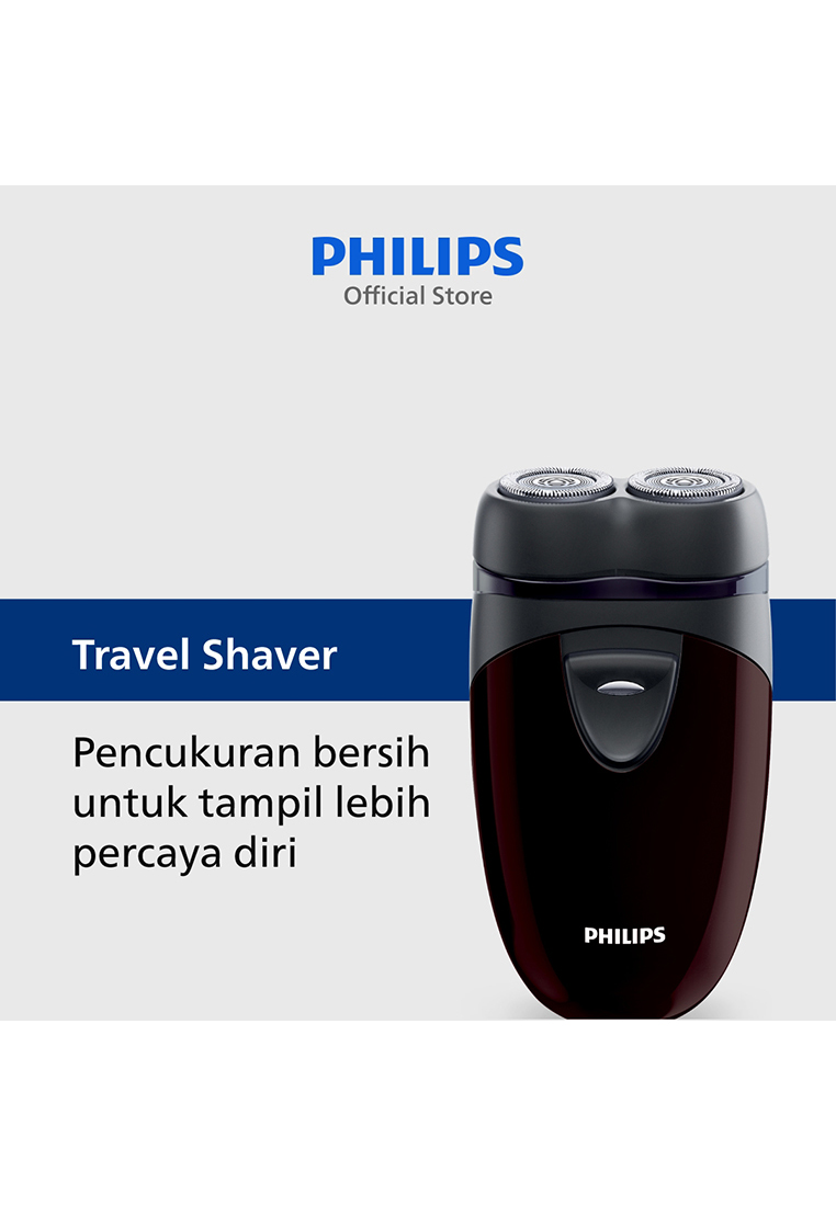 Philips Travel Shaver PQ206/18 Pencukur Jenggot & Kumis