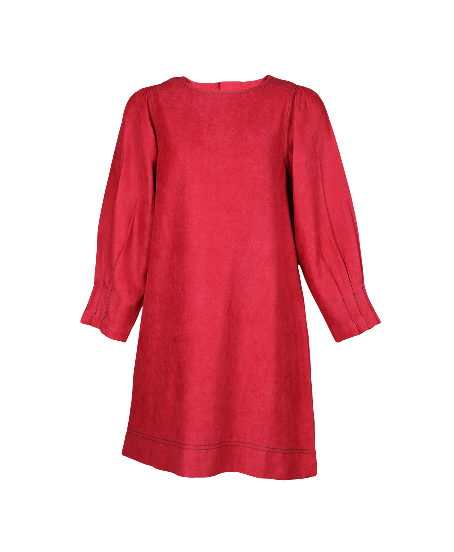 PITODITO Pito Dito Girl Roethke Dress Anak Perempuan Merah