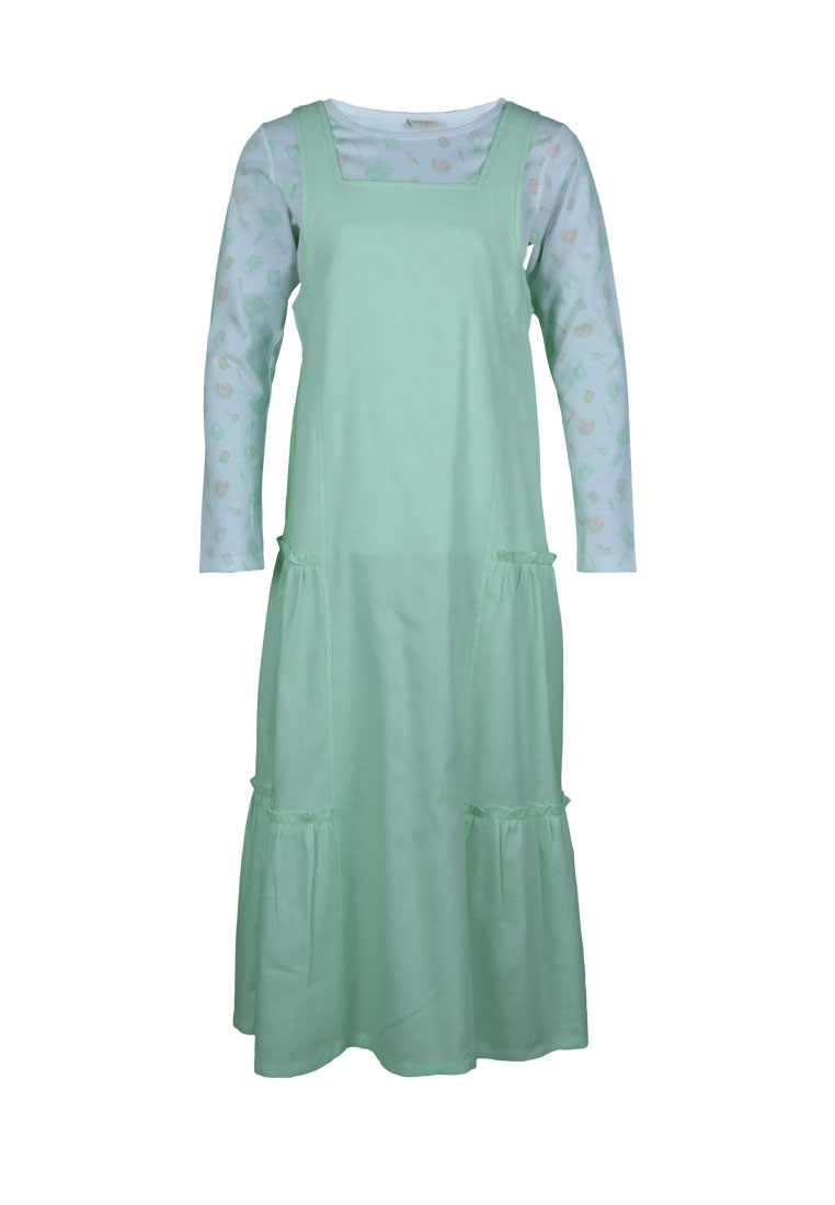 PITODITO Pito Dito Girl Douro Overall Dress Anak Multicolor