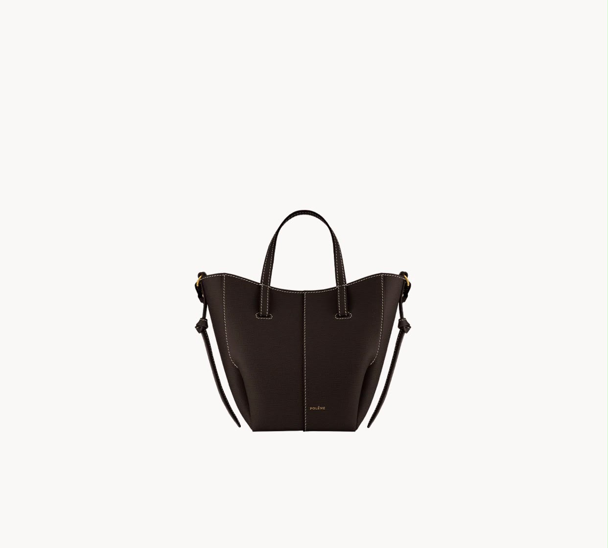 Polene Cyme Tote Nano Ebony