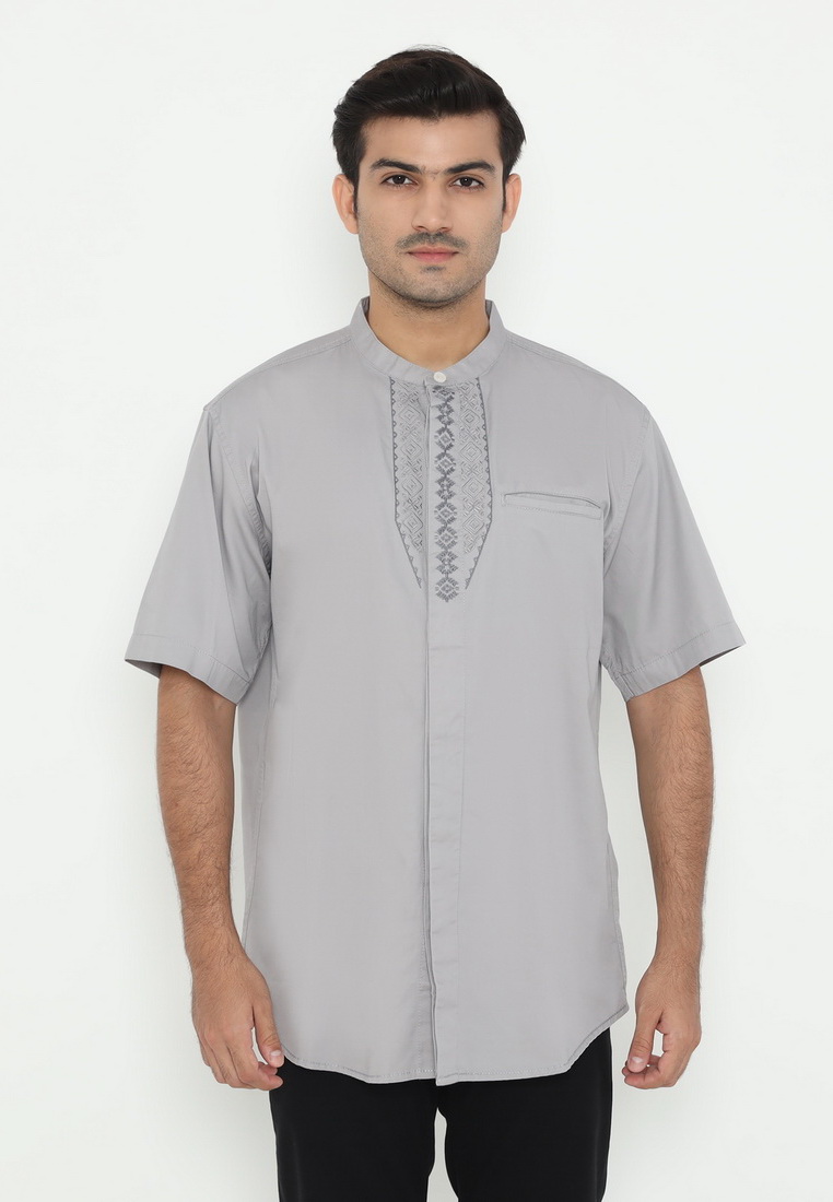 Police Denim POLICE Kemeja Koko Border Regular Fit Pria