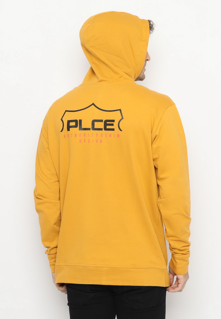 Police Denim POLICE Hoodie Mustard Pria 722230023