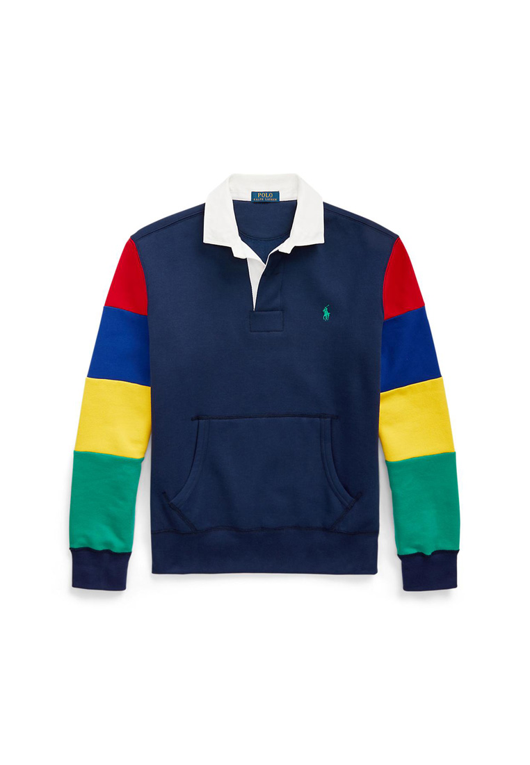 white polo sweatshirt