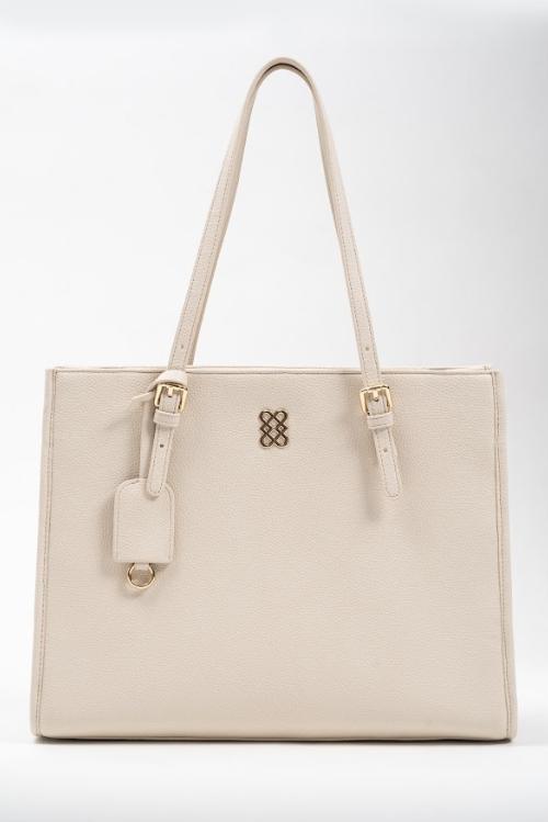 Pomelo Fashion Odette Pomelo Tote Bag - Beige