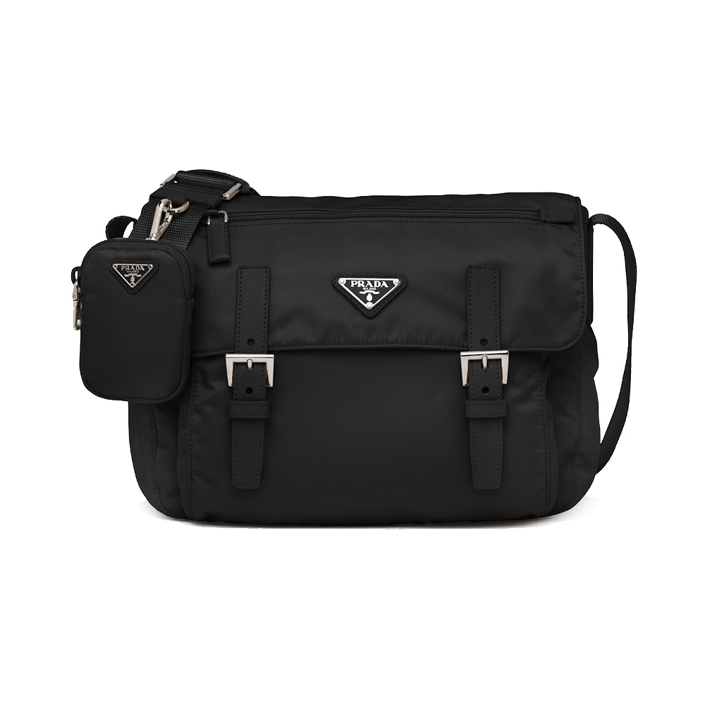 Prada Re-Nylon Shoulder Bag Black