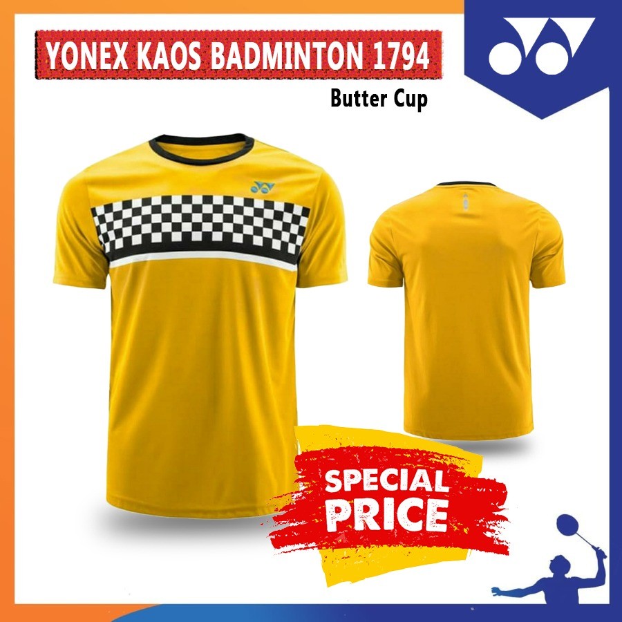 PROCHAMP YONEX JERSEY/KAOS BADMINTON PLAYER MINION JERSEY RM 1794 COC BUTTERCUP