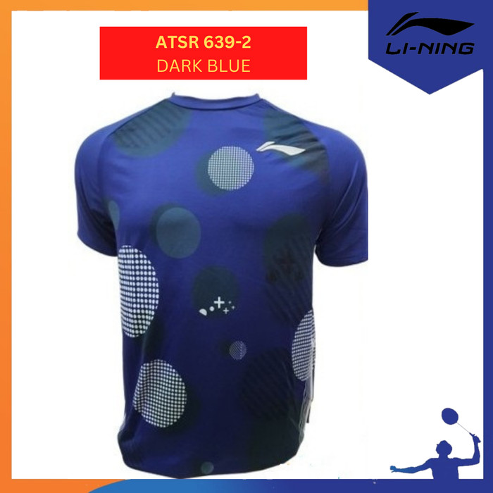 PROCHAMP KAOS / JERSEY BADMINTON LINING ATSR639-2 / ATSR 639-2 ORIGINAL-NAVY