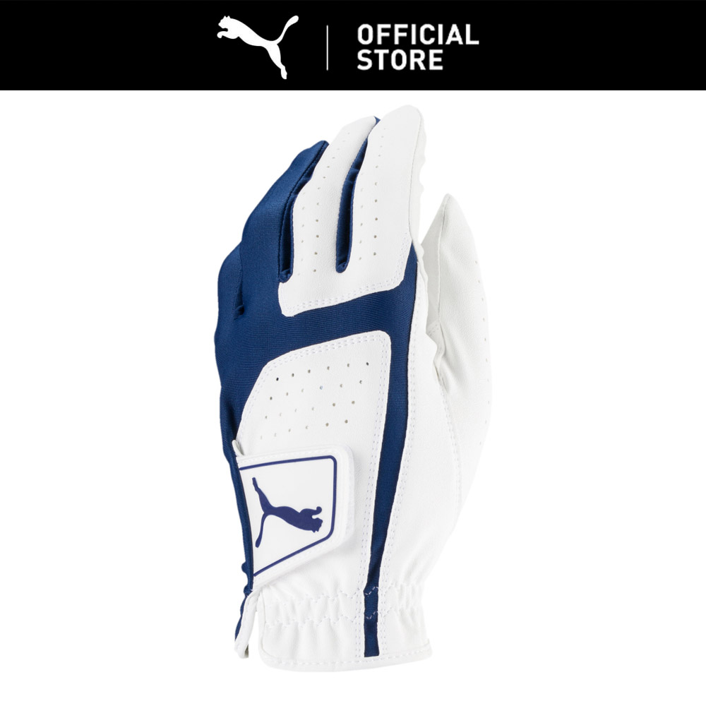 PUMA Flexlite Left Hand Men's Golf Glove White-Monaco Blue