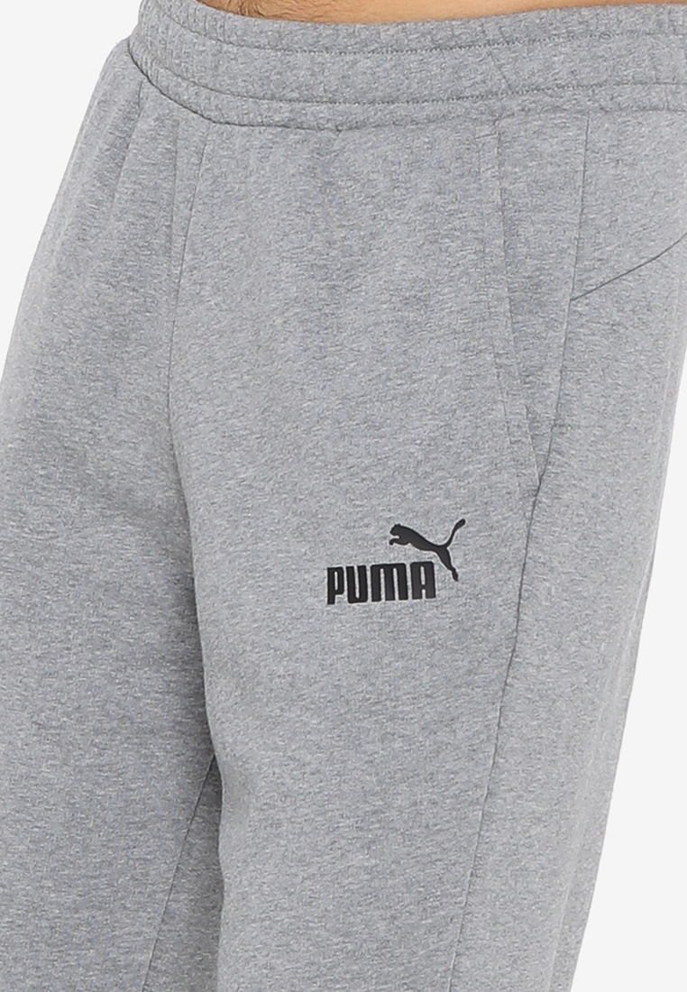 black puma jogging bottoms