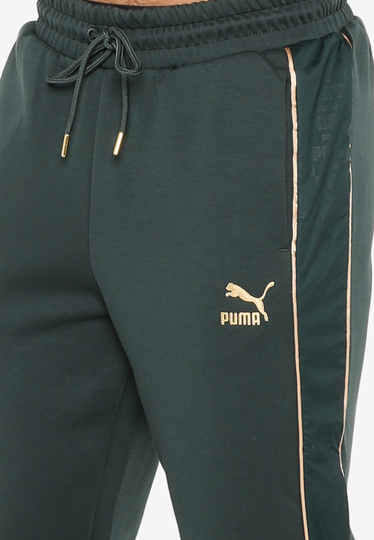 puma solid men's track pants