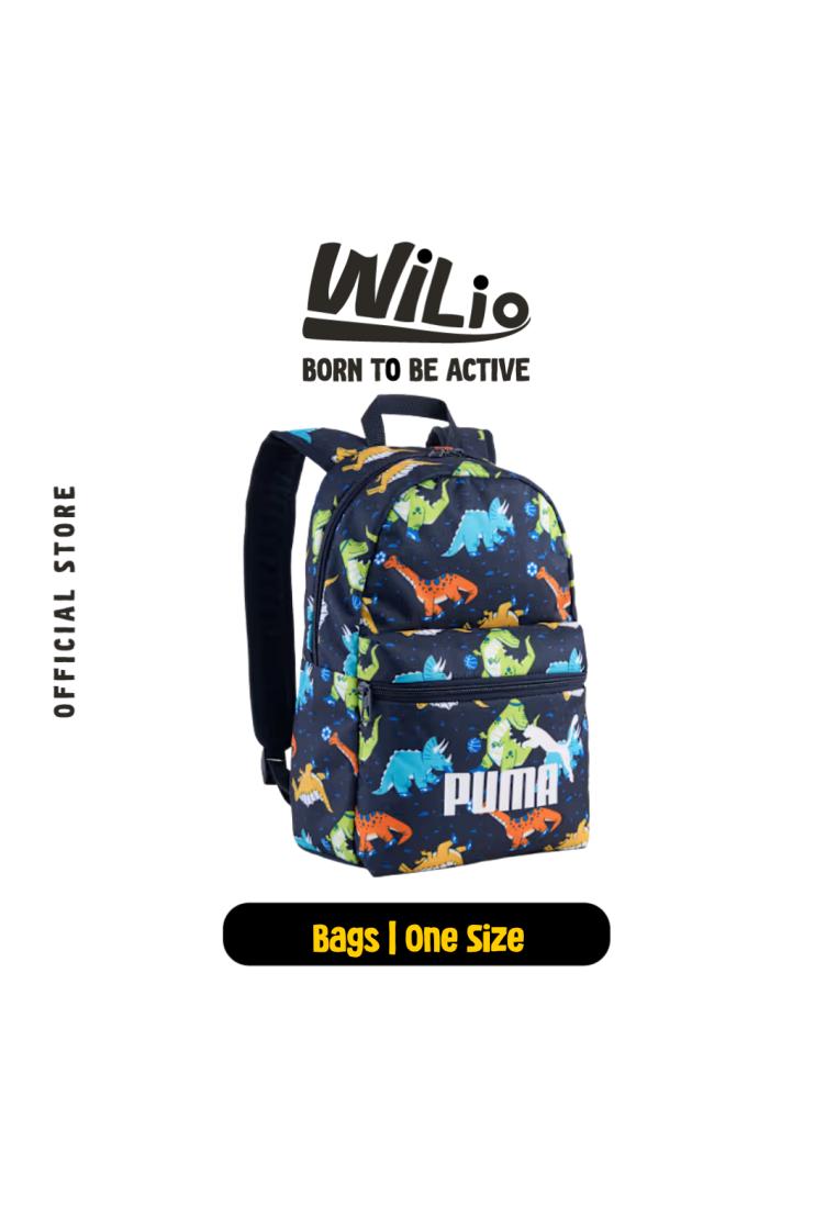 PUMA Phase Aop Small 13L Backpack 09132414 - Tas Ransel Anak (Biru)