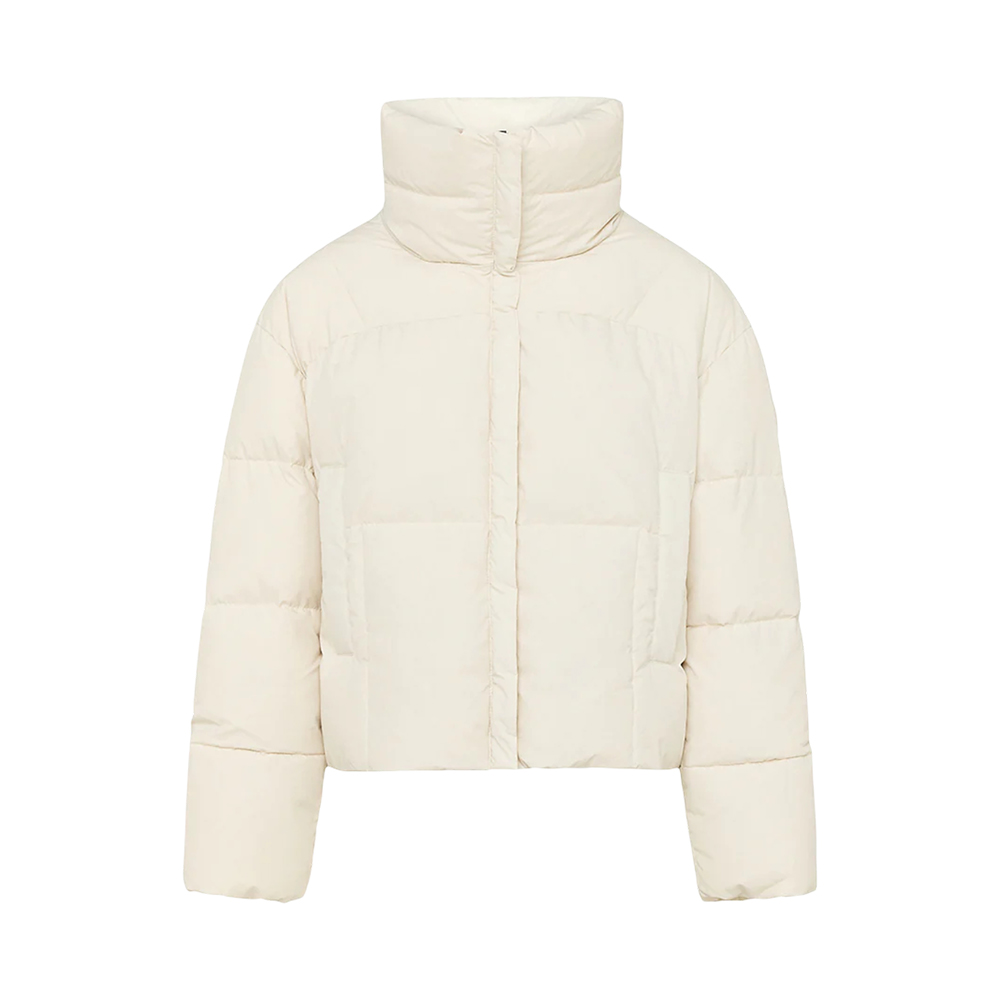 Pyrenex Harmonie Crop Short Down Jacket Women Light Beige
