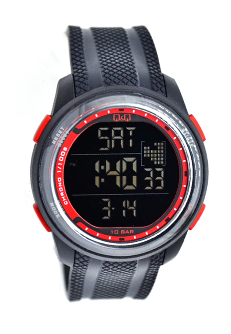 Q&Q M178J810Y BLACK RED MAN