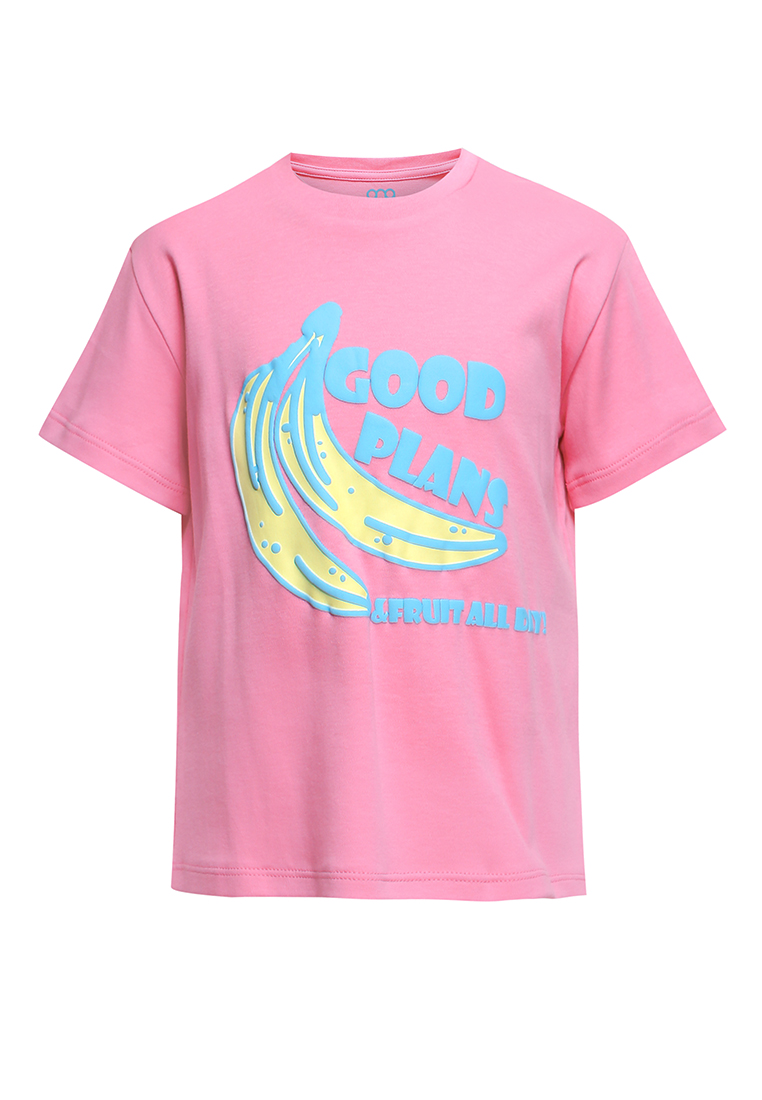 Qna Girl Zeca T-shirt Pendek Anak Pink