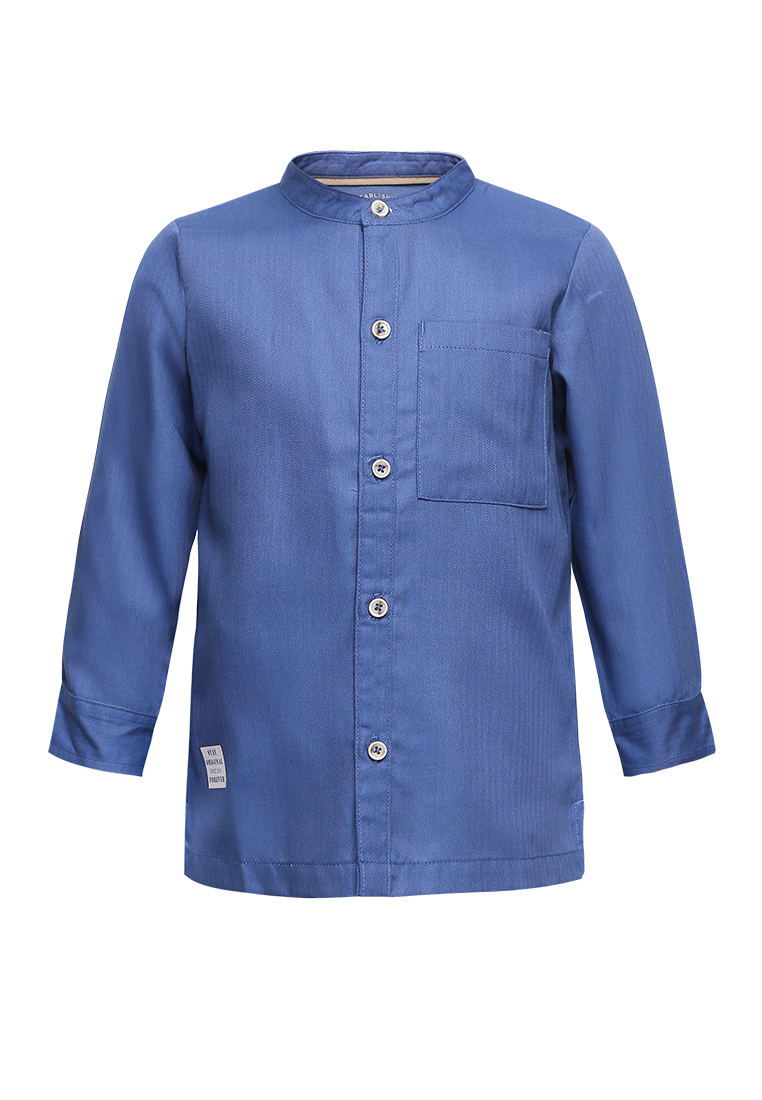 Qna Boy Dzafri Kemeja Panjang Ciang-i Anak Biru