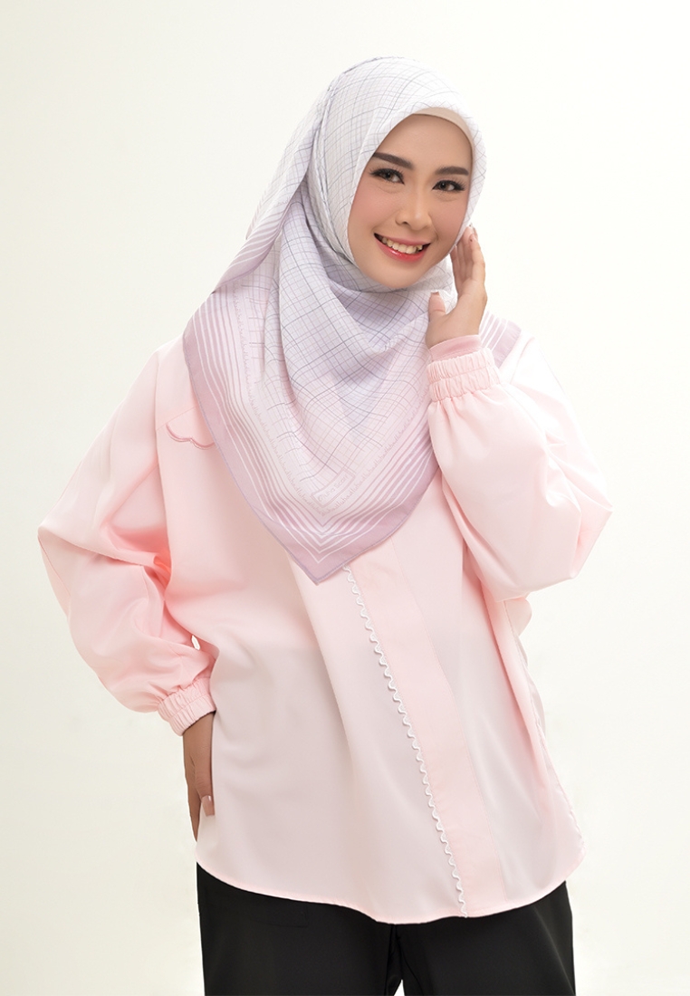 Rabbani - Tunik Lengan Panjang Dara Lily Adara V Exclusive - Criystal Pink