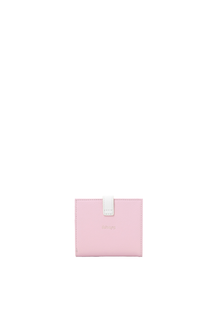 RABEANCO Snap Button Wallet - Pink