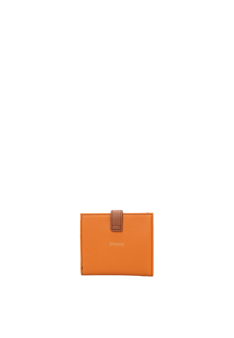 RABEANCO Snap Button Wallet - Orange