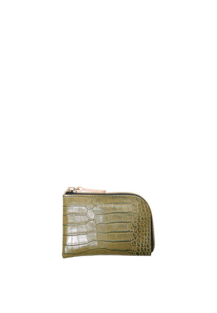 RABEANCO L-Zip Card Case - Olive