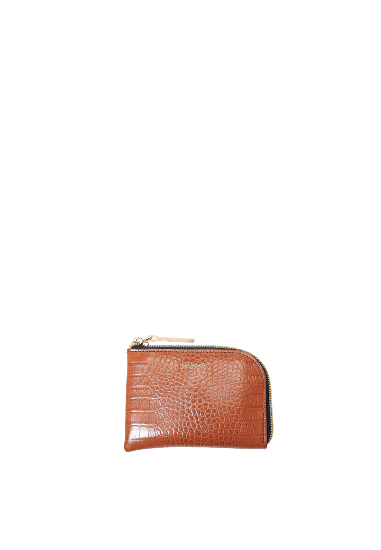 RABEANCO L-Zip Card Case - Caramel