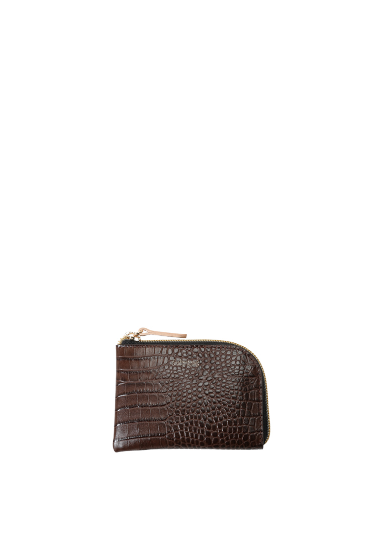 RABEANCO L-Zip Card Case - Cacao