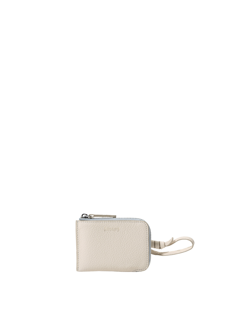 RABEANCO L-Zip Card Case - Cream Beige