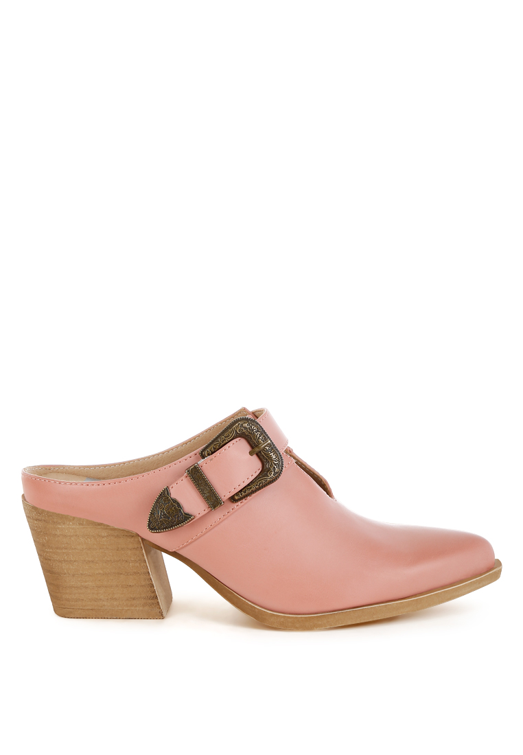 Rag & CO. Sandal Gesper Ukir dengan Warna Pink