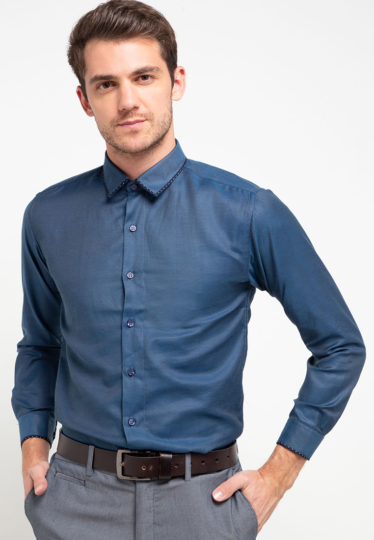 Raymond Renee Slim Fit Long Sleeve Formal Shirt