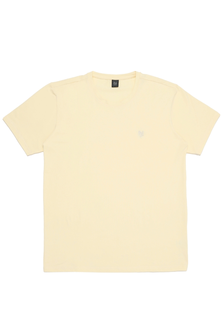 RBJ T-Shirt Polos Cotton Spandex Buttermilk Logo Bordir Pria 579001