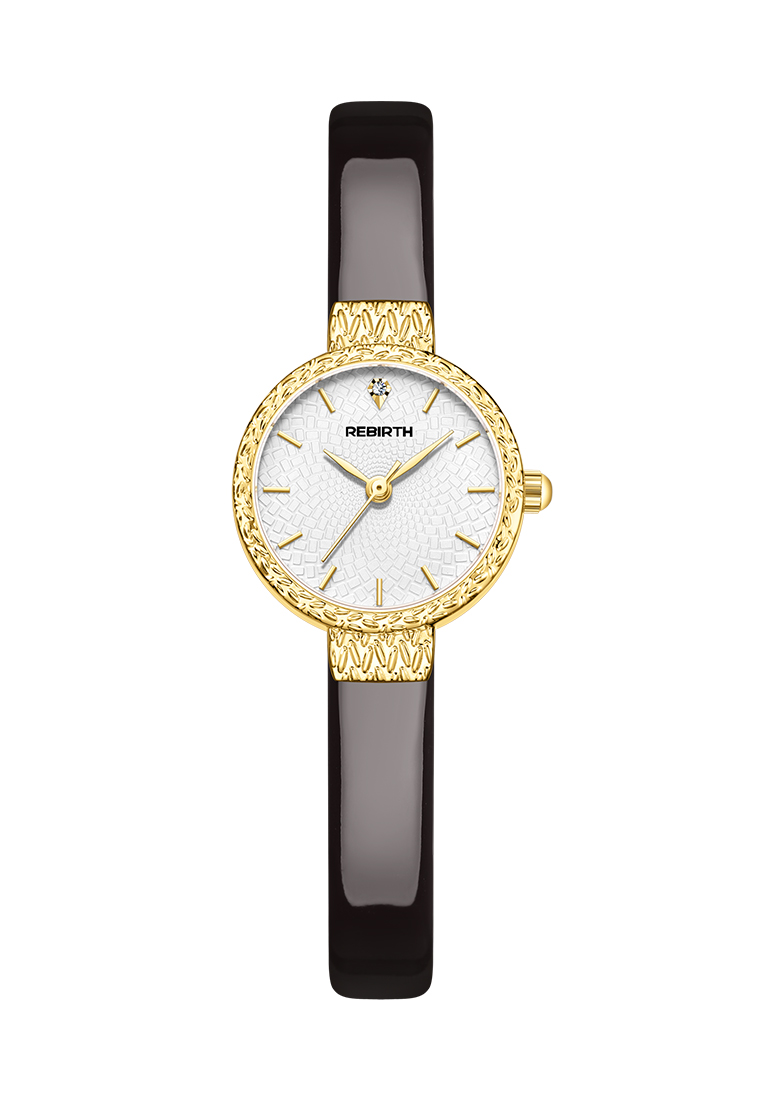 Rebirth Watch Jam Tangan Wanita Korea Original Anti Air Kuarsa Tali Kulit Jam Wanita Kecil Jam Tanga